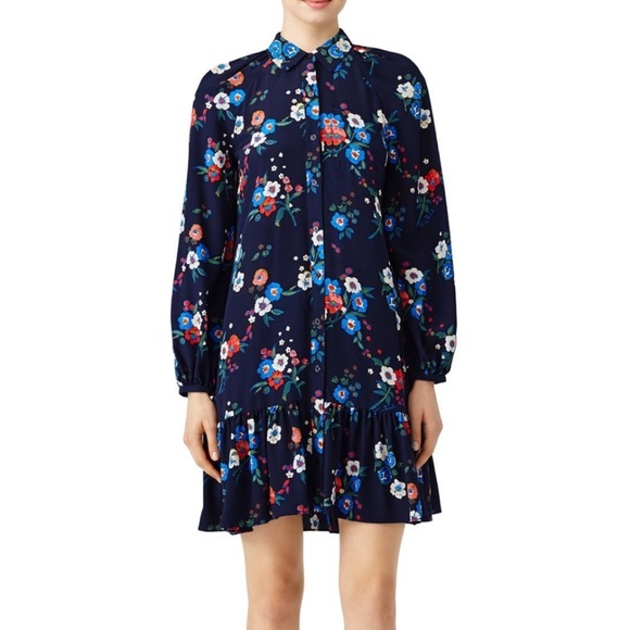 Tory Burch Gabrielle Pansy Dress Size 4 - Picture 1 of 6